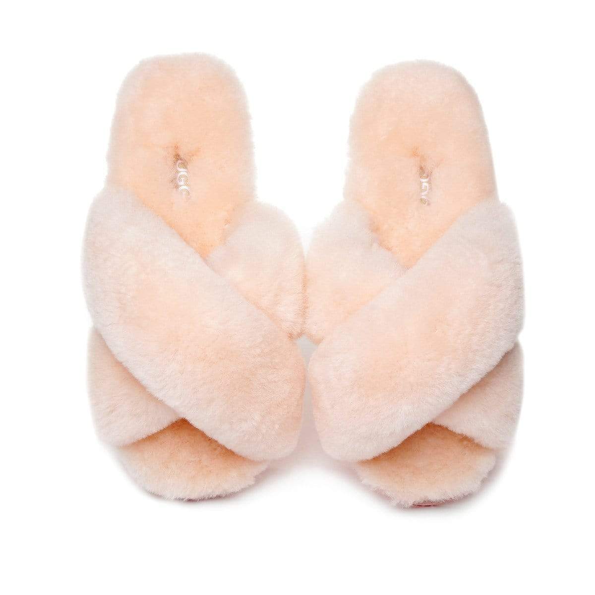 Premium Cross Fluff UGG Slides - Image 19